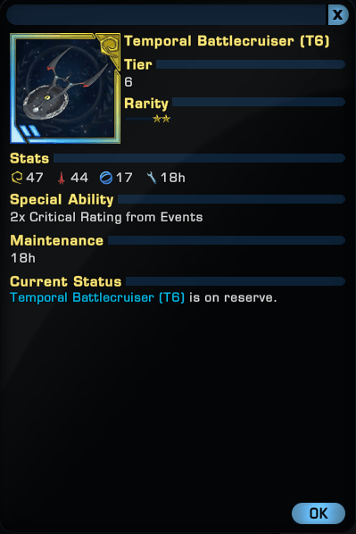 temporal battlecruiiser